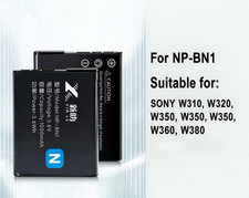 Replacement Battery Charger Kit for Sony NP-BN1 BC-CSN DSC-W360 W380 W390 W510