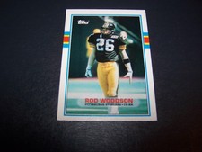 Rod Woodson Topps Card #323 Rookie Card. rookie card picture