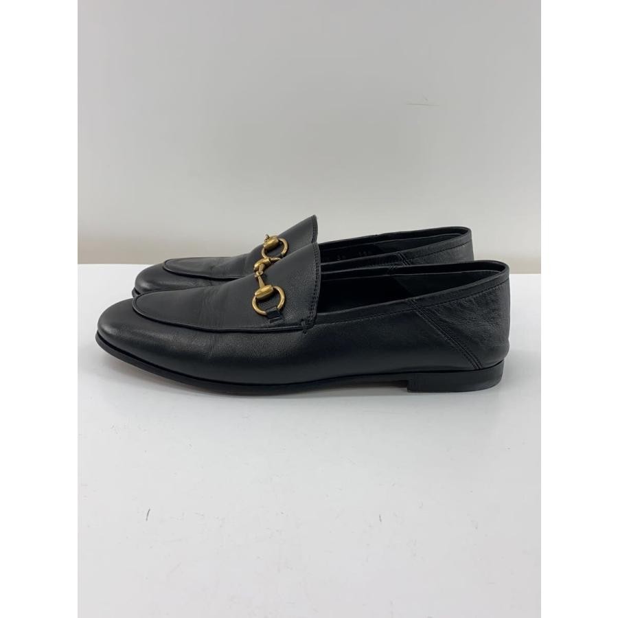 GUCCI Golf Hardware Leather Loafers Dress Shoes Size:36/JP:23 Black 141128K Auth thumbnail 2