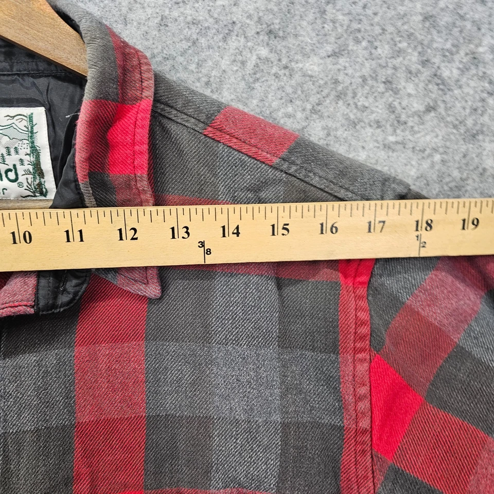Penfield Trailwear Shirt Mens Medium Red Plaid VTG 80s Work Lumberjack Overshirt - Image 4 of 4