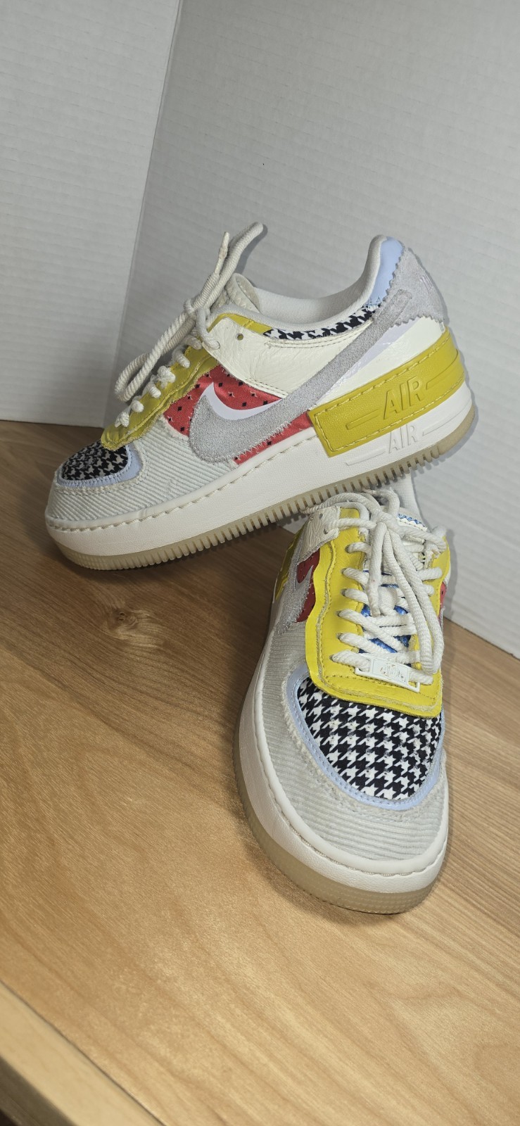 Nike Air Force 1 Low Patchwork Design Sneakers Si… - image 1