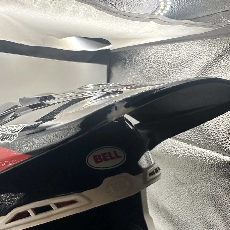 Casco de motocross Bell Moto-9 Flex carbono cara completa todo terreno moto todoterreno ATV hombres L Foto 2 de 4