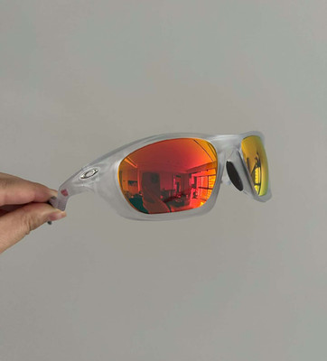 Oakley Lateralis OO9431 Polarized Sunglasses Frosted Transparent Frames Prizm