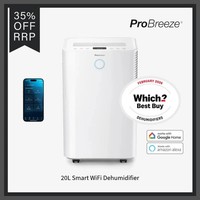 NEW Pro Breeze 20L Smart WiFi Dehumidifier Factory Sealed Next Day Del