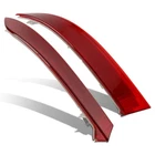 Left & Right For BMW X5 E70 LCI 2011-2013 Rear Bumper Reflector Lens