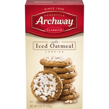 Archway Cookies, Soft Iced Oatmeal 9.25 Ounce Pack of 1 ,