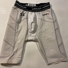 Under Armour Performance Apparel Boys Padded Compression Shorts Youth Medium