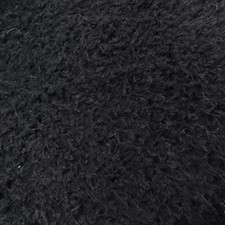 Kurzer zotteliger schwarzer Premium Kunstfellstoff - einmalige Specials