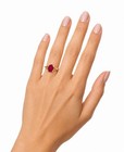 GENUINE 0.73 Cts RUBY TURTLE RING 10k YELLOW GOLD - Free Appraisal Service - NWT — photo 6