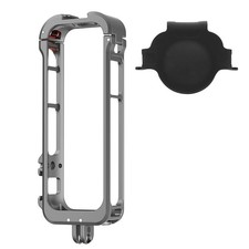 For Insta360 X4 Aluminum Frame Cage With Silicone Lens Caps Protection Cover