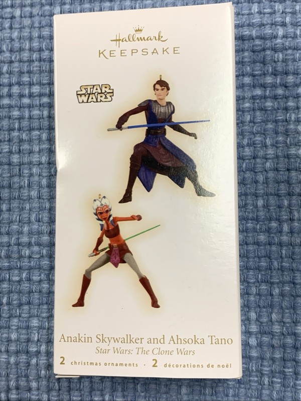 Hallmark Keepsake Ornament Star Wars 2009 Anakin Skywalker and Ahsoka Tano