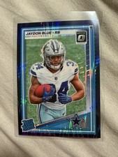 Panini 2025 Donruss Optic Jaydon Rated Rookie PURPLE SHOCK #242 Cowboys Card