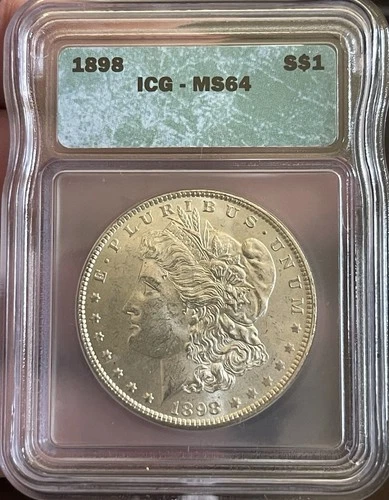 MS 64 ~ 1898 P Morgan Silver Dollar ~ UNCIRCULATED BU ~ 90% Silver $1