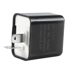 2 Pin Adjustable LED Flasher Relay Turn Signal Blinker 12V Light for Adjustable