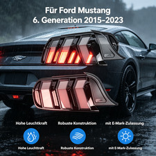 1 Paar L+R Beleuchtung LED Rückleuchten Für Ford Mustang 6. Generation 15–23