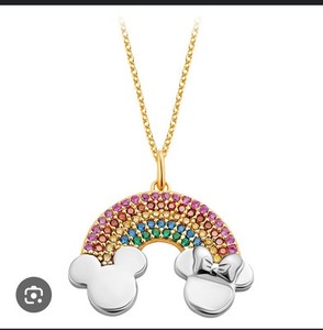 【海外限定】Disney x CRISLU ミッキーレインボー ネックレス 海外限定】Disney x CRISLU ミッキーレインボー ネックレス