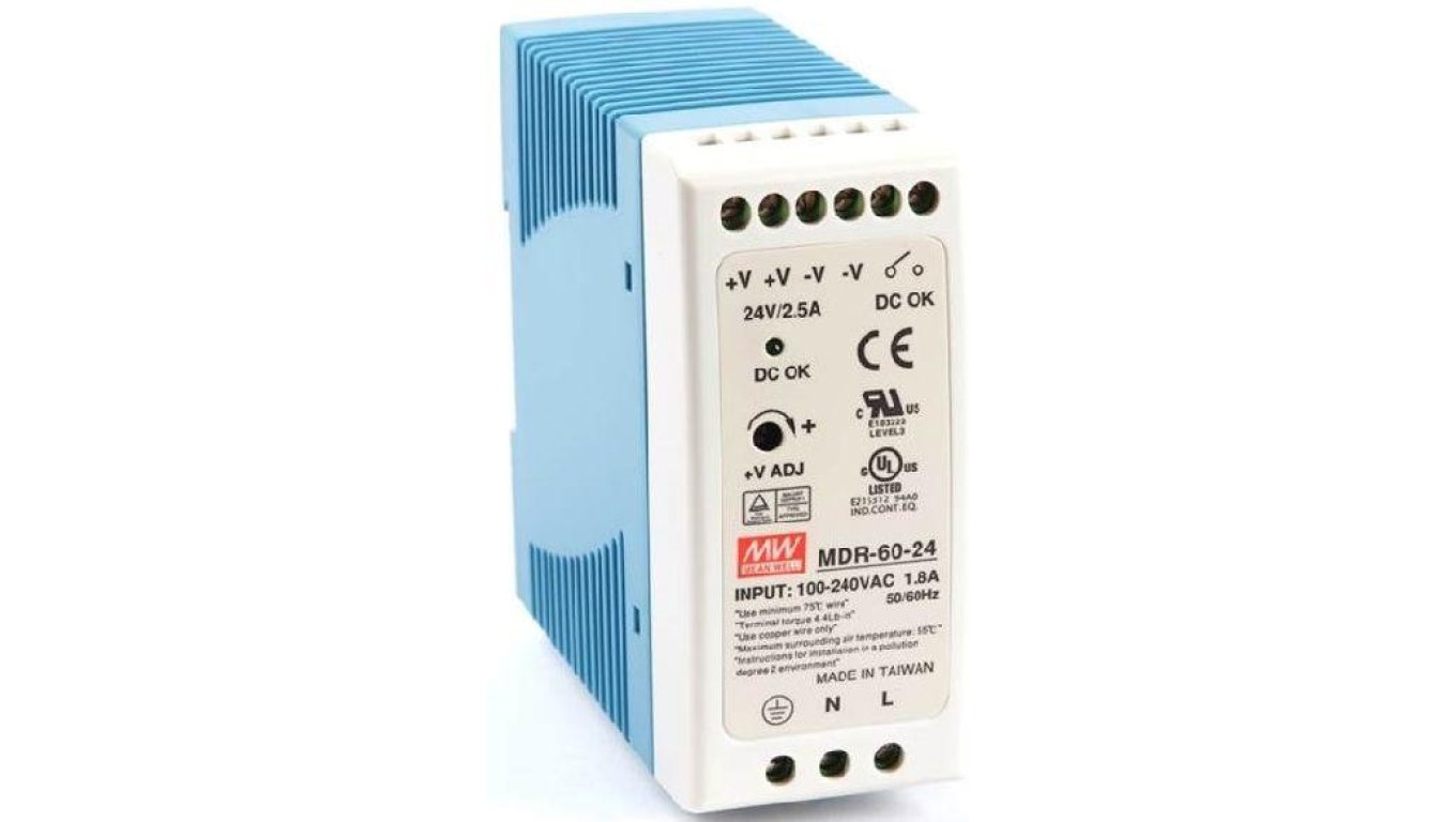 5902887070815 Zasilacz na szyn DIN 60W 24V 25A MDR-60-24 PULSAR 8690₽