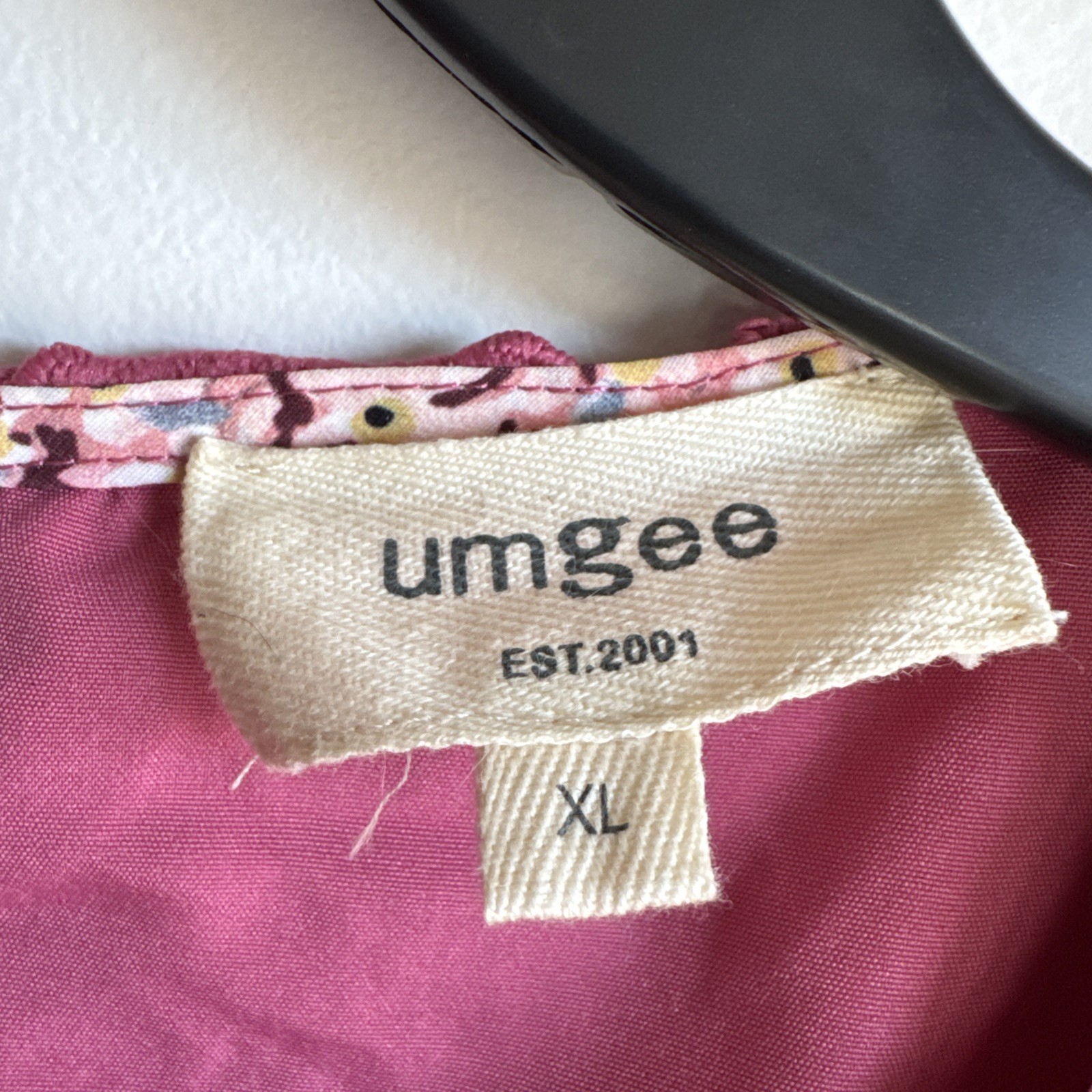 Umgee Women’s XL Pink Geometric Design Dress