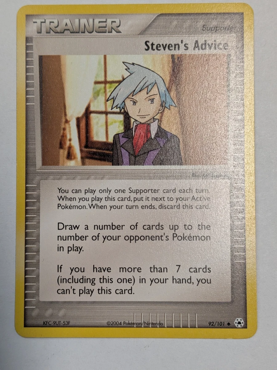 Steven's Advice Pokémon TCG Cards for sale | eBay