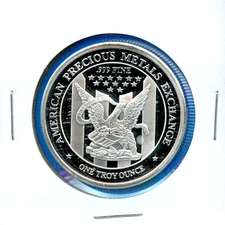 APMEX American Eagle .999 Fine Silver 1oz Round Bullion #04 Semi Proof Like Coin