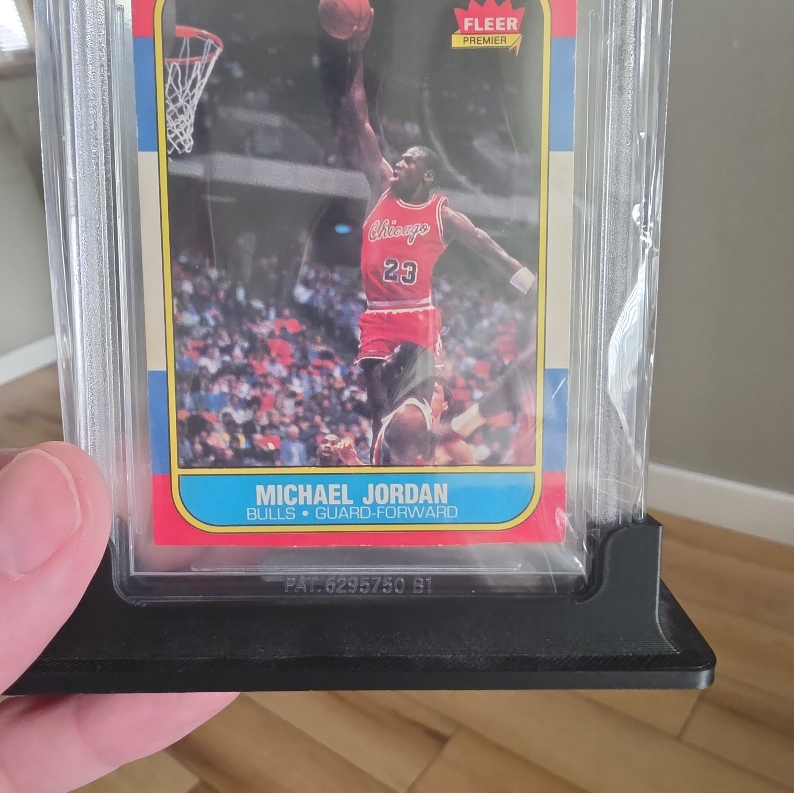 Michael Jordan Rookie Card!!! 1986-87 Fleer #57 (RC) Beckett Authentic Altered😍 view 4