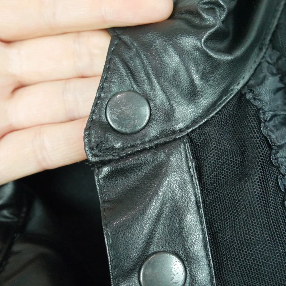 Lip Service Men's Medium Shirt Goth Vintage 90s Y2K Mesh Vampire Cosplay Grunge - Image 3 of 4