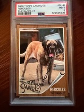 2018 Topps Archive The Sandlot Hercules The Beast PSA 9