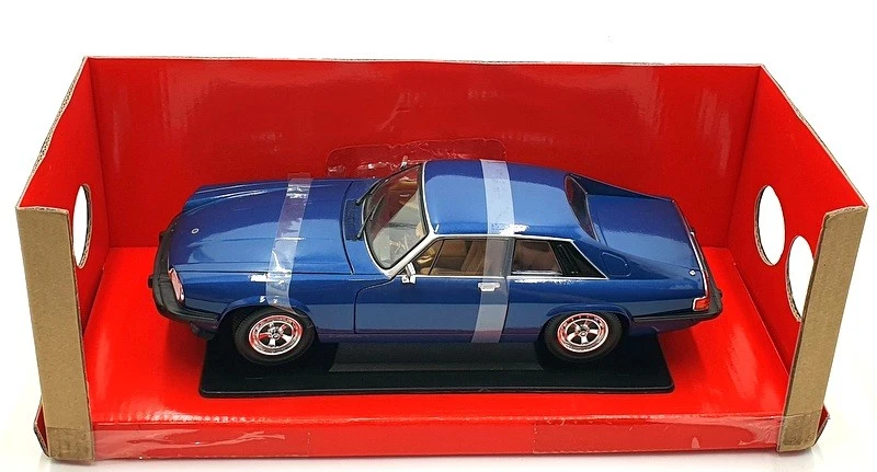 Road Signature 1/18 Scale Diecast - 92658 1975 Jaguar XJS Metallic Blue - Image 4 of 4