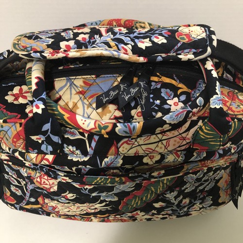 Vera Bradley Tote Bag Blue Floral Quilted Cotton Shoulder Bag Purse Large *READ - Picture 2 of 20
