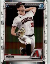 2020 Bowman Draft Liam Norris Chrome #BD-147 Arizona Diamondbacks