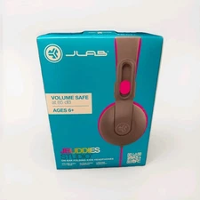 JBuddies Studio 2 Wired Kids Headphones - Black/Pink