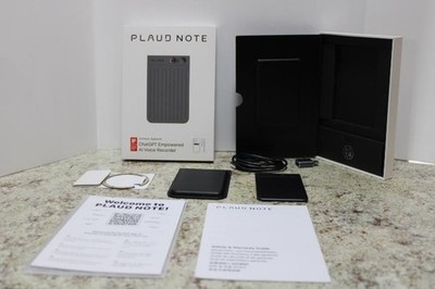 PRE-OWNED Plaud Note BLACK AI Voice Recorder SUBSCRIPTION PLAN NOT INCLUDED