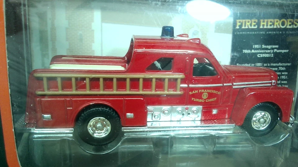 Lot 0f 5 2002 Corgi Showcase Collection Fire Heroes Fire Depart Vehicles Diecast - Image 2 of 4