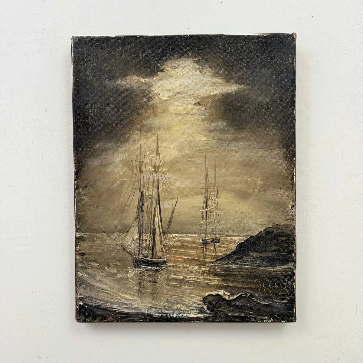 帆船艺术艺术绘画| eBay