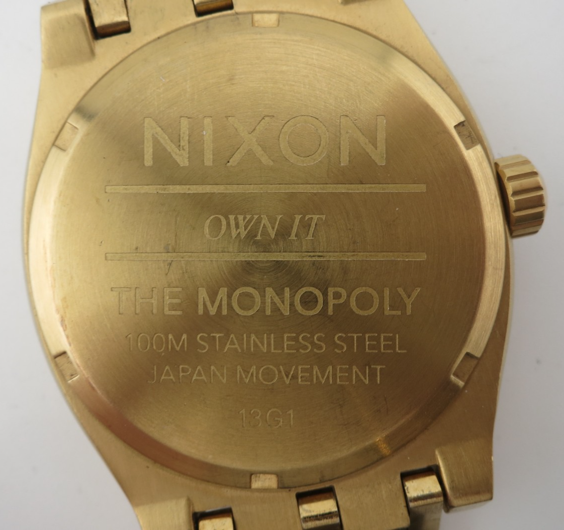 Nixon The Monopoly Gold-Tone Stainless Steel Watch - A325-502