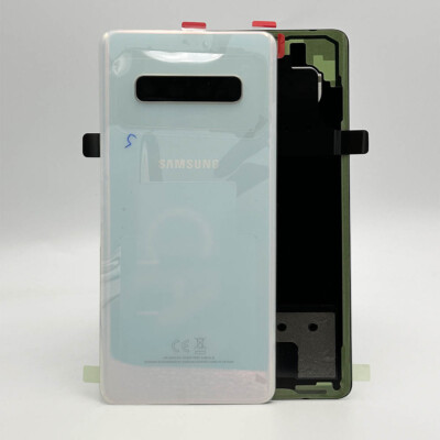 Für Samsung G975 Galaxy S10 Plus Original Hintere Glas Cover Linse Prism Weiß