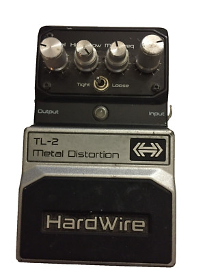 Digitech TL-2 Hardwire Metal Distortion High Gain Guitar Effect Pedal