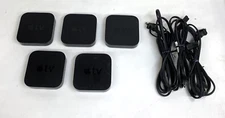 LOT OF 5 Apple TV 3rd Generation A1427 Digital HD Media Streamer Black No Remote