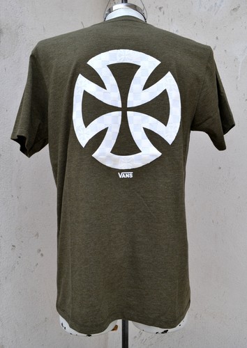 Vans x Independent Shirt Checkered Iron Cross Adult Size Large