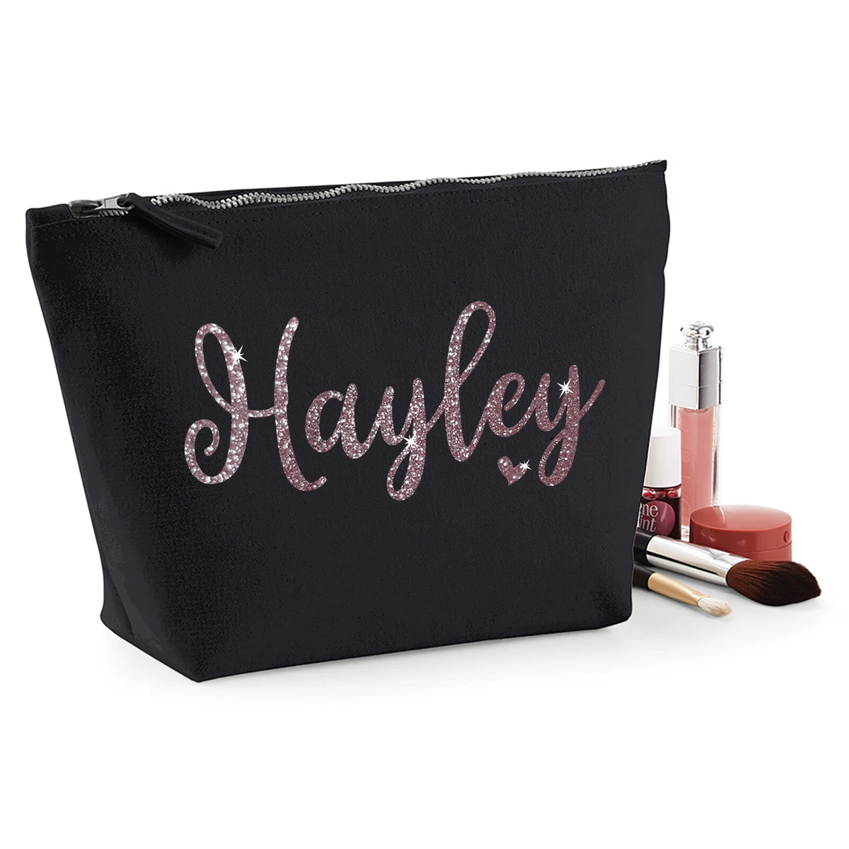 Makeup bag 2024 with name