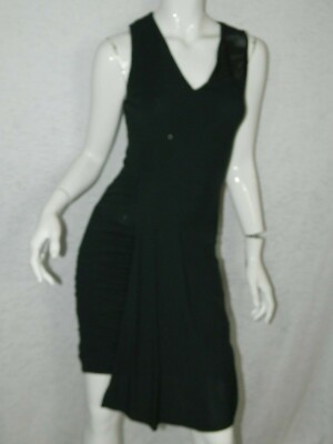 knee length dresses for ladies Yigal Azrouel Black Matte Dress  Runway Catalog