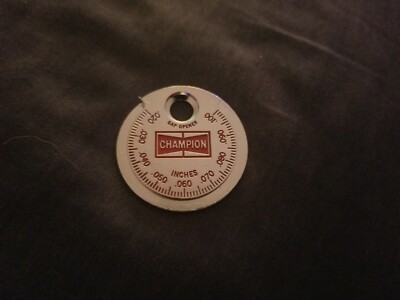 Vintage Champion CT-481 Taper Gap Gauge Mechanic Service Station - Made in USA