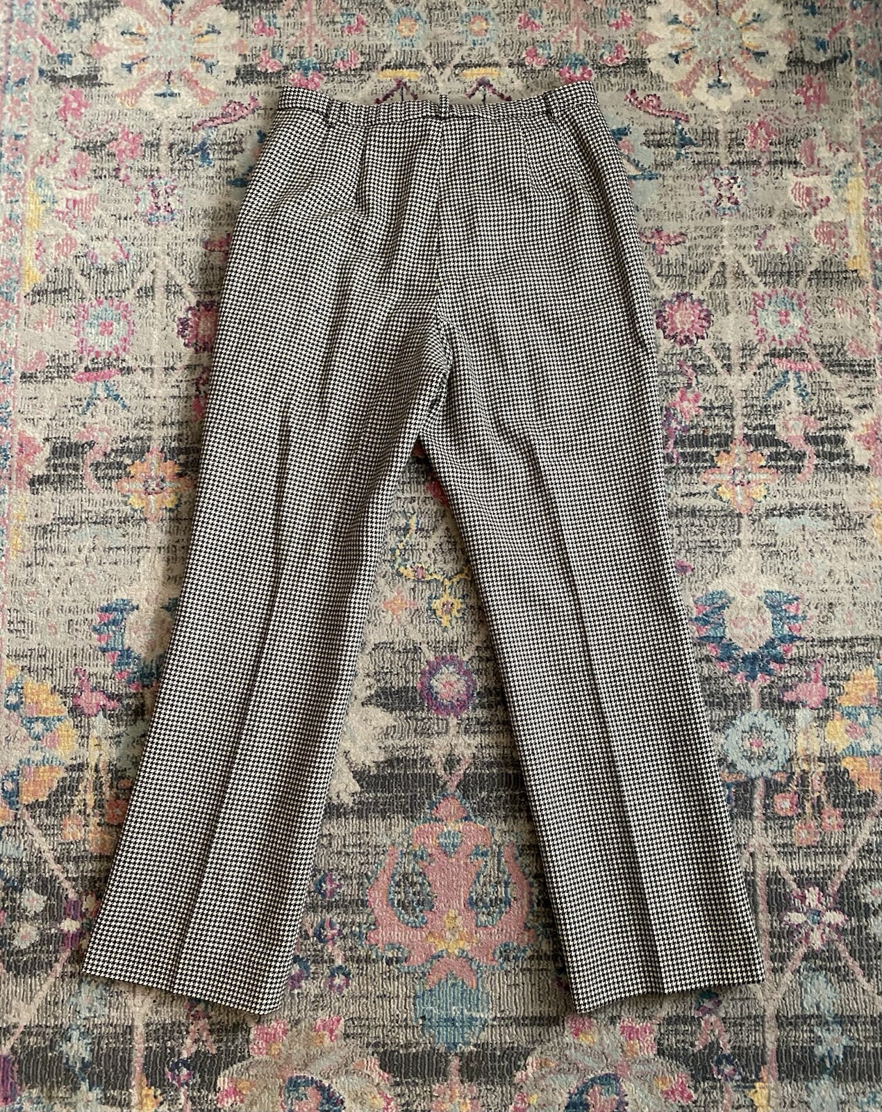 Pendleton 100% Wool Lined Pant Suit Houndstooth J… - image 14