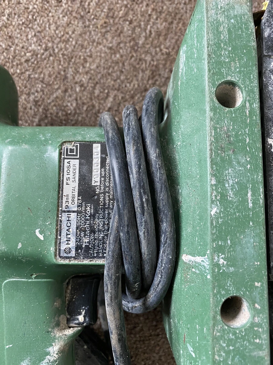 Image of Hitachi FS 10SA orbital sander on Lowes website