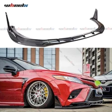 For 2018-24 Camry SE XSE Sedan Yofer V2 Style Winglet Front Bumper Lip Splitter