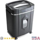 Anti-Jam 16-Sheet Crosscut Paper Shredder Cds Dvds Credit Cards 30Min Run Office