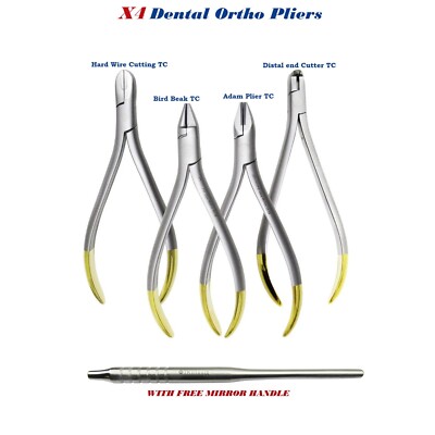 Dental Kieferorthopädie Adam Vogel Schnabel harter Draht distales Ende Zange Ortho Set