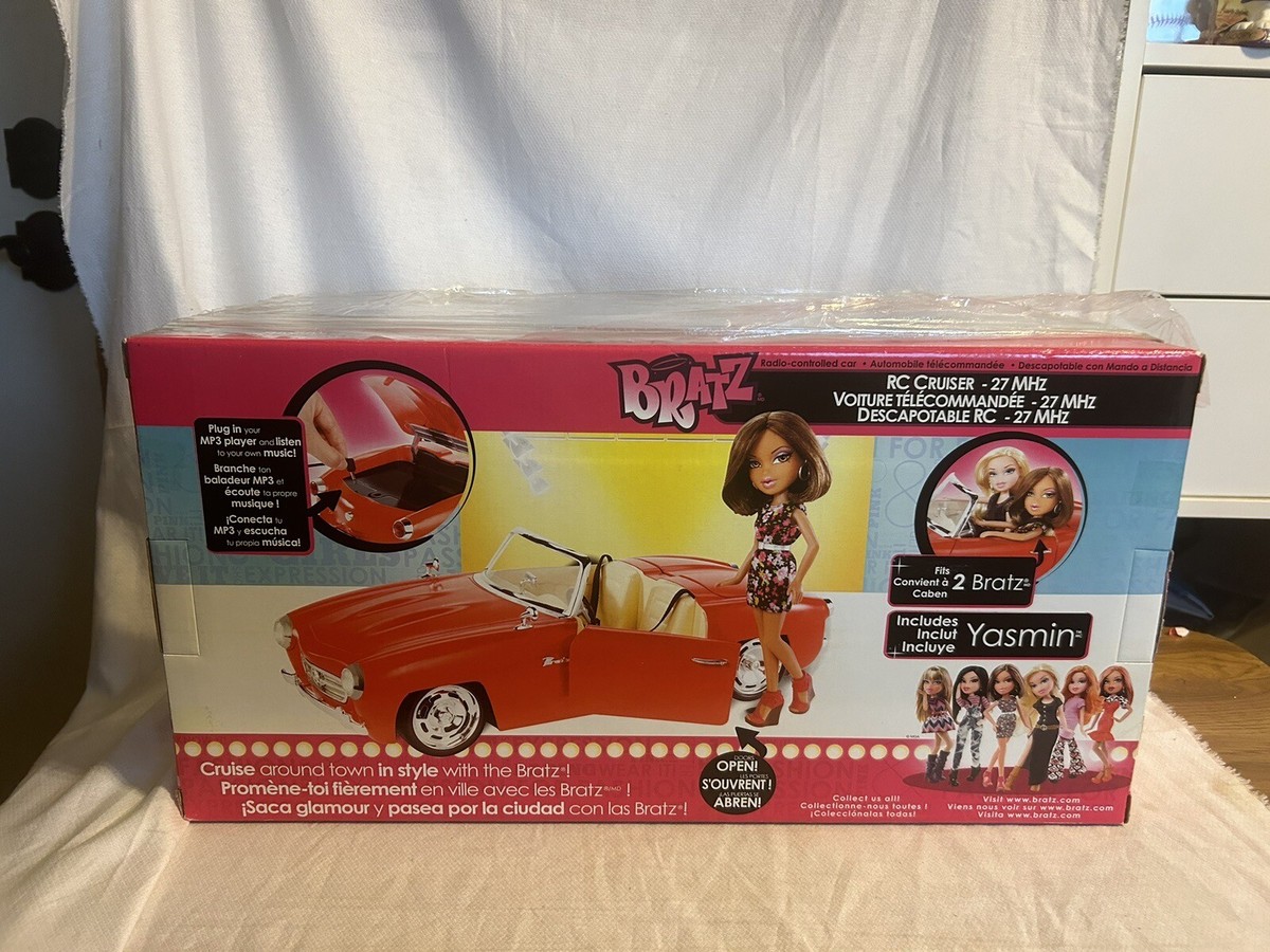 Vintage Bratz Cherry Red Convertible RC Cruiser Car Yasmin Doll