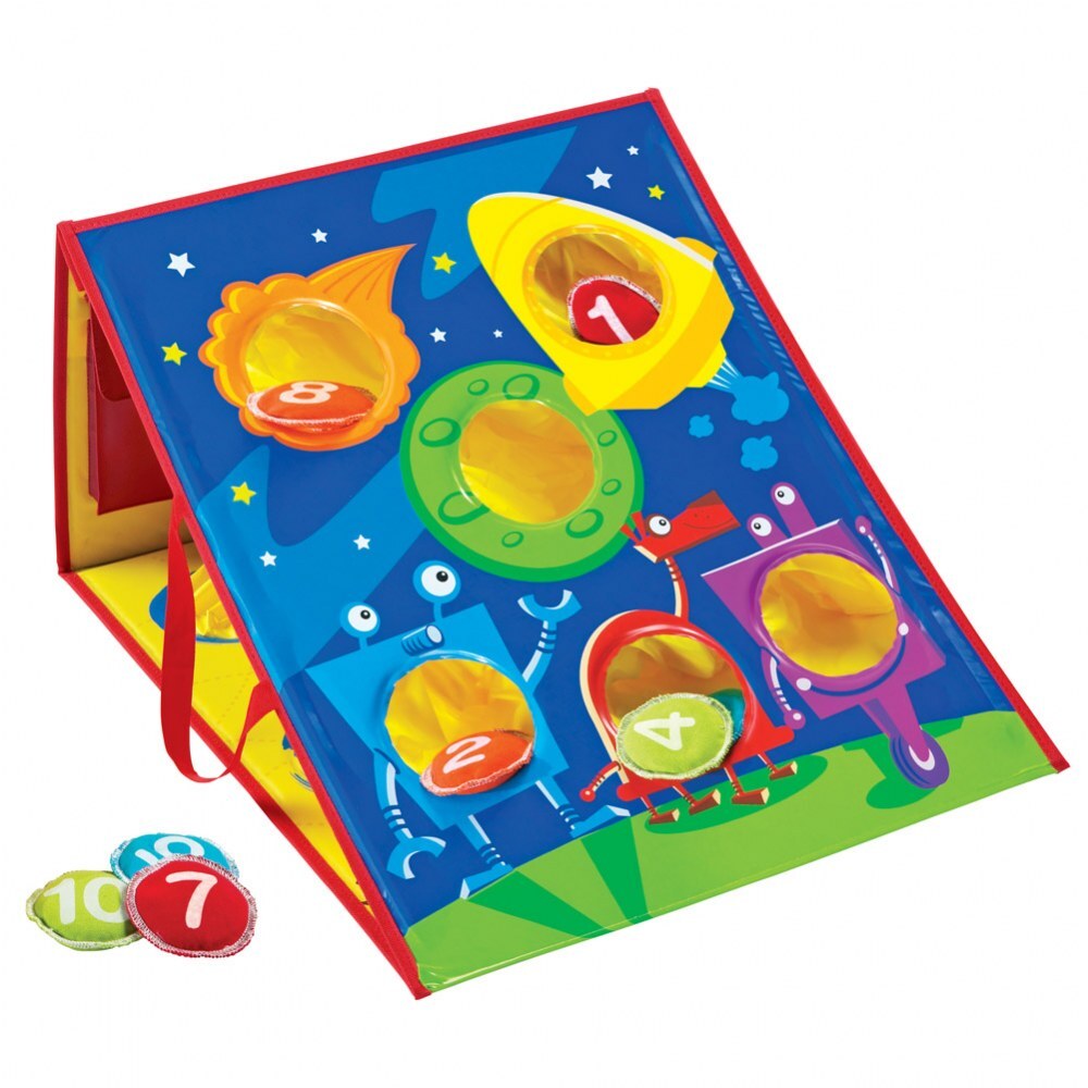 Learning Resources Smart Toss Game - 13-Piece Active Math and Color Matching Activity for Kids  -image