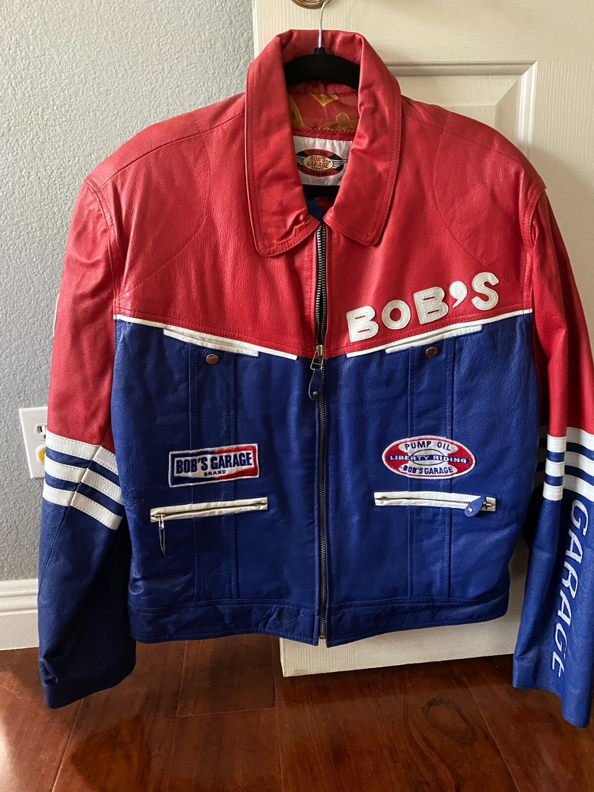 Rare Vintage Bob's Garage Brand, Men's Large Leather … Gem